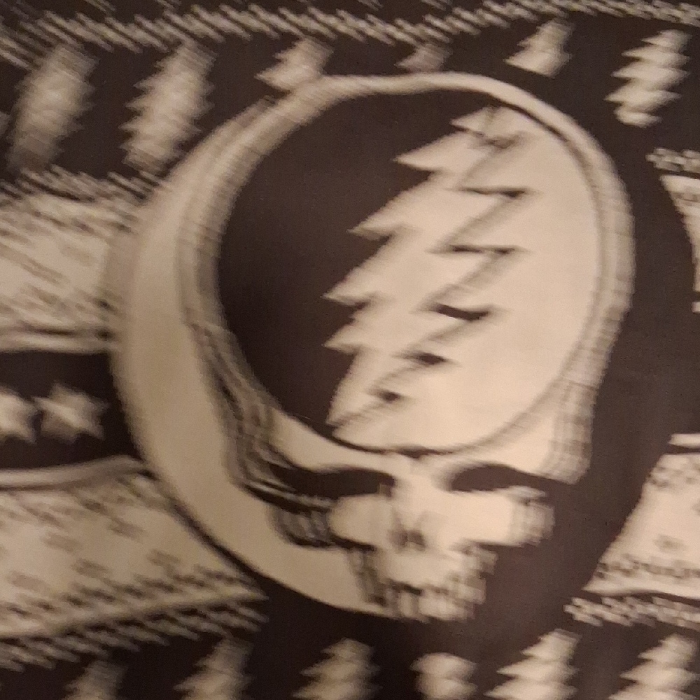 Grateful Dead Brown and Cream Steal Your Face Crewneck Sweater - Picture 3 of 4
